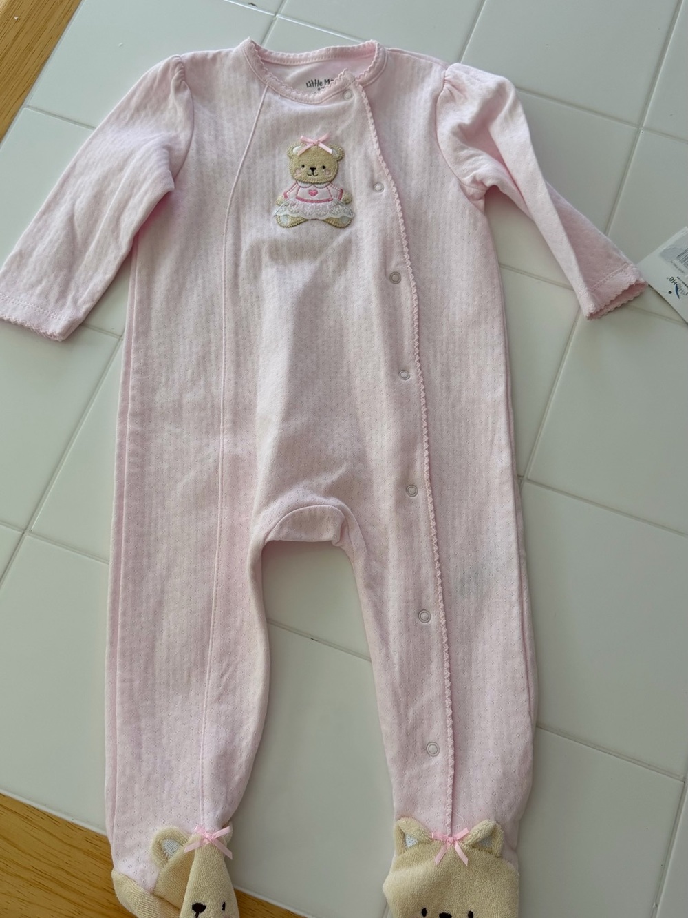 Little Me Bear Footie (NWT)